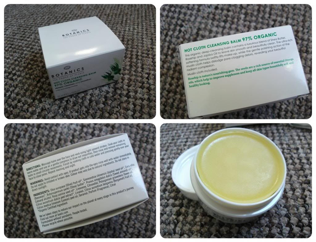 Boots Botanics Hot Cloth Cleansing Balm Review