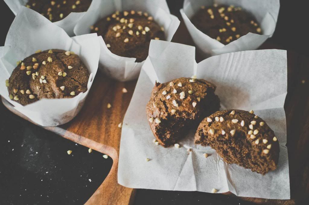 Chocolate Honey Buckwheat Muffins {gluten free} ANGIE & JAMES DO STUFF