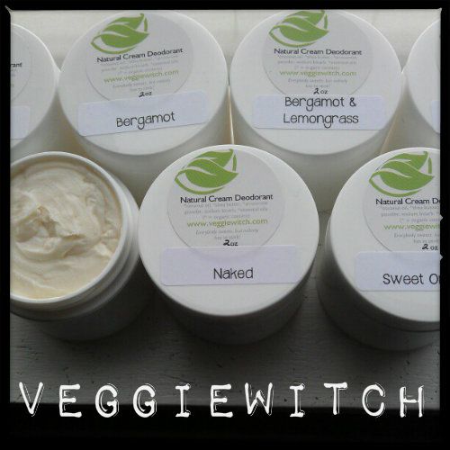 Natural Cream Deodorant, 4oz<br>Organic Content