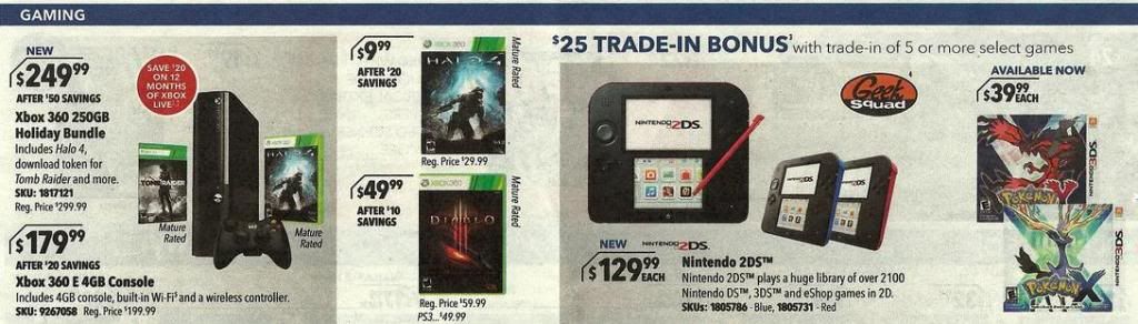 > Best Buy, Target, & Wal Mart Ad: 10/13/13 - 10/19/13 - Photo posted in BX GameSpot | Sign in and leave a comment below!
