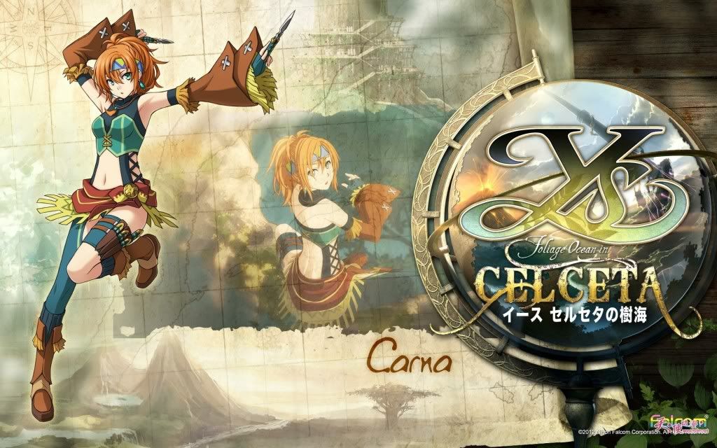 Falcom PSV新作《 伊苏:塞尔塞塔的树海》 人物设定更新~~~ - 最爱ティォソ - 中出的A.T.field