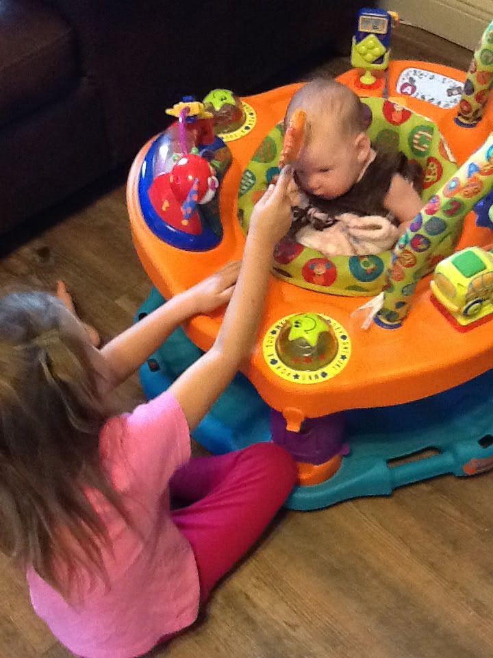 what age to use exersaucer