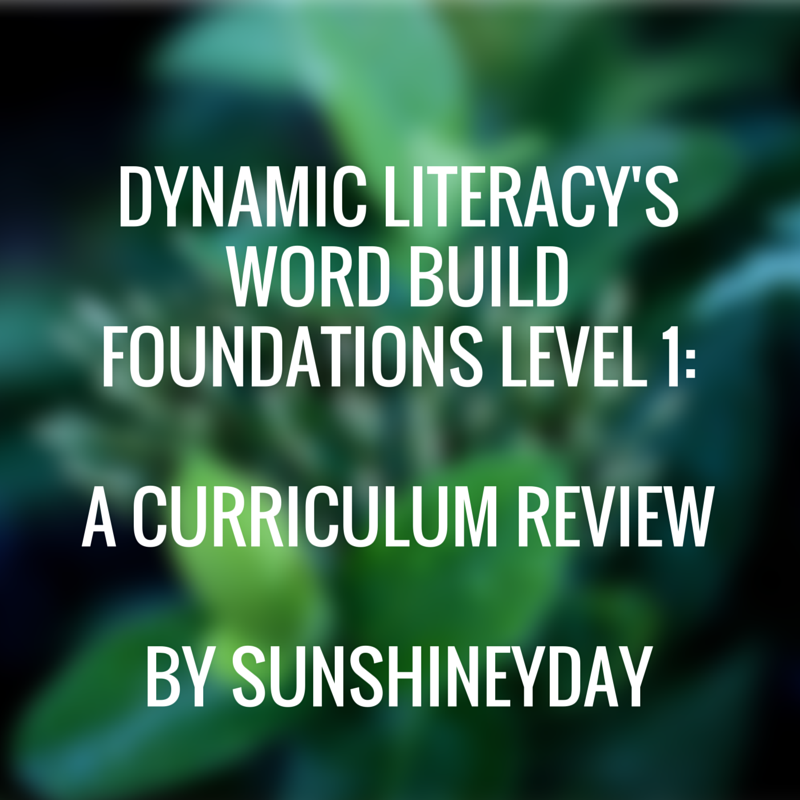 Curriculum Review: Dynamic Literacy – It's a Sunshiney Day