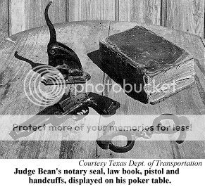 Judge Roy Bean's Credentials